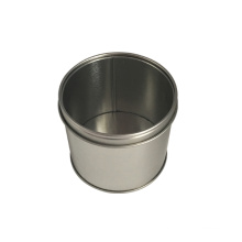 Open Window Round Tin Box Candle Tin Container Wholesale